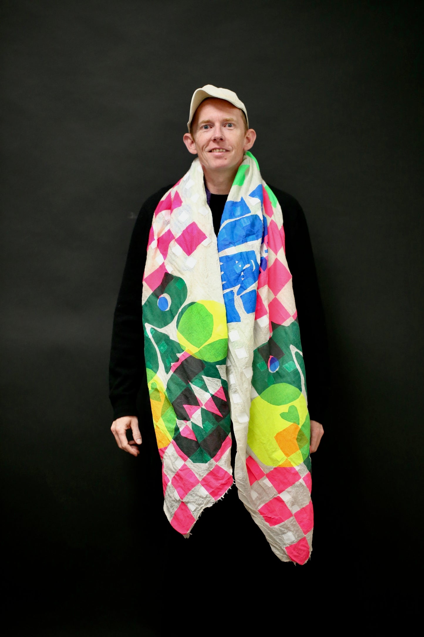 Crazy colour scarf